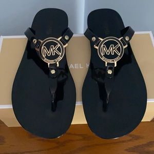 Michael Kors Black Jelly sandal